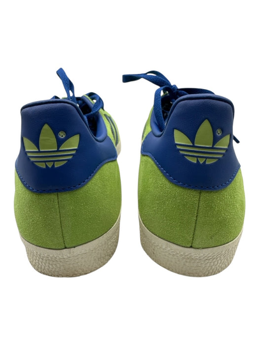 Adidas Shoe Size 10 Green & Blue Suede Solid Sneaker Men's Shoes Green & Blue / 10