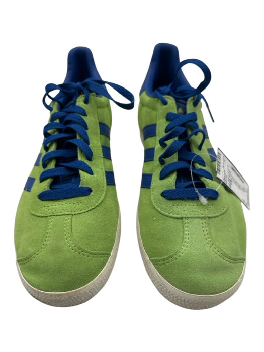 Adidas Shoe Size 10 Green & Blue Suede Solid Sneaker Men's Shoes Green & Blue / 10