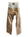 Lanvin Size 34 Beige & White Cotton Cotton Jean Gradient Men's Pants Beige & White / 34