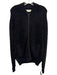 Vince Size M Black Synthetic fleece Zip UP Bomber Men's Jacket Black / M