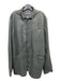 John Varvatos Size 58 Dark Gray Suede Solid Button Down Men's Jacket 58