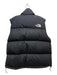 The North Face Size XL Black Synthetic Solid Puffer Vest Men's Jacket XL