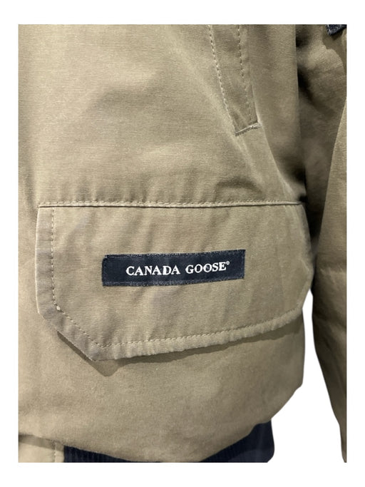 Canada Goose AS IS Size XL Green Synthetic Solid Puffer Zip Up Men's Jacket Green / XL