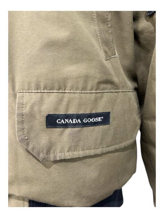 Canada Goose AS IS Size XL Green Synthetic Solid Puffer Zip Up Men's Jacket Green / XL