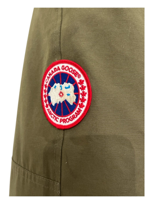 Canada Goose AS IS Size XL Green Synthetic Solid Puffer Zip Up Men's Jacket Green / XL