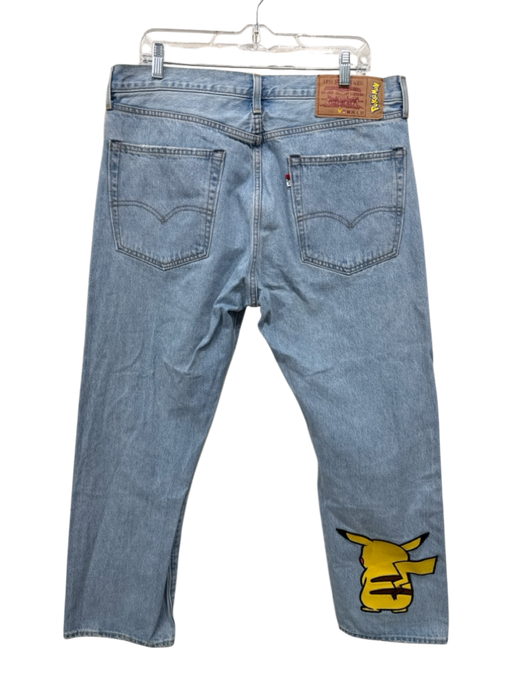 Levis Size 36 Light Wash Cotton Solid Jean Men's Pants Light Wash / 36