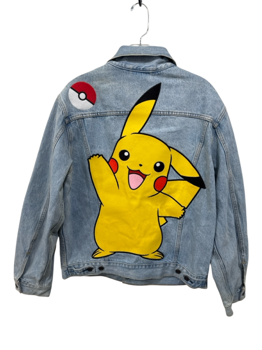 Levis Size M Light Wash Cotton Solid Trucker Men's Jacket Light Wash / M