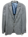 Peter Millar White, Brown & Blue Wool Houndstooth 2 Button Men's Blazer White, Brown & Blue / 42R