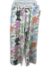 Palm Angels Size 54 Beige & Multi Color Linen Blend All Over Print Men's Pants Beige & Multi Color / 54