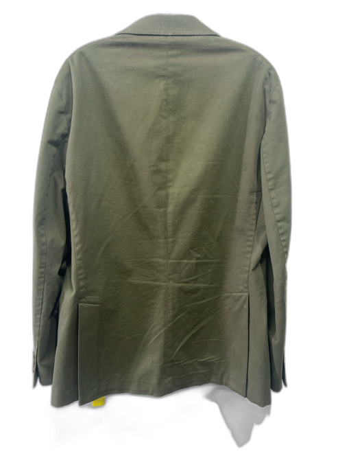 Polo Olive Green Cotton Solid 2 Button Men's Blazer Olive Green / 42R