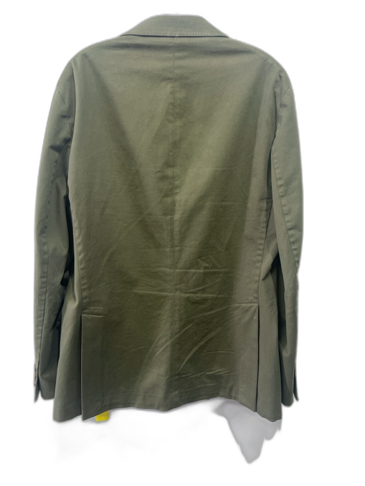 Polo Olive Green Cotton Solid 2 Button Men's Blazer Olive Green / 42R