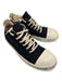 Rick Owens DRKSHDW Shoe Size 45 AS IS Black & White Canvas Low Top Lace Up Shoes Black & White / 45
