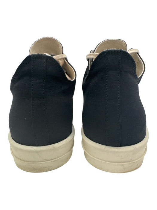 Rick Owens DRKSHDW Shoe Size 45 AS IS Black & White Canvas Low Top Lace Up Shoes Black & White / 45