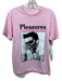 Pleasures Size S Pink & Black Cotton Graphic Men's Short Sleeve Pink & Black / S