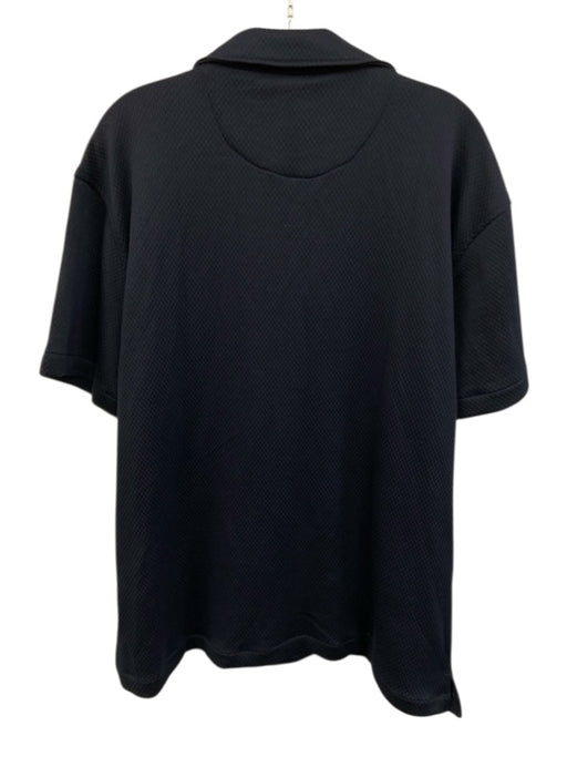 Scotch & Soda NWT Size XL Navy Blue Polyester All Over Print Polo Short Sleeve Navy Blue / XL