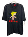 N.E.R.D Size L Black Cotton logo T shirt Crew Men's Short Sleeve Black / L