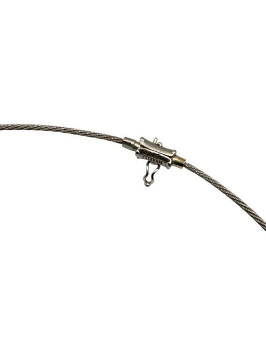 Paul Morelli Silver & White 750 18K White Gold Cable Pearl Choker Necklace Silver & White