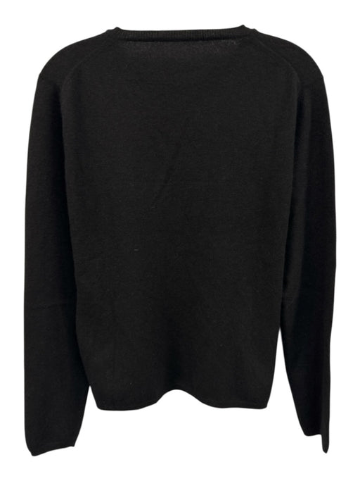 Brunello Cucinelli Size XL Black Cashmere Long Sleeve Knit Sweater Black / XL