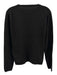 Brunello Cucinelli Size XL Black Cashmere Long Sleeve Knit Sweater Black / XL