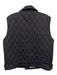 Burberry Size XL Black, Beige, Red Polyester Zip Front Quilted Plaid Vest Black, Beige, Red / XL