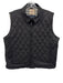 Burberry Size XL Black, Beige, Red Polyester Zip Front Quilted Plaid Vest Black, Beige, Red / XL