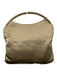 Giorgio Armani Taupe Gold Silk Top Handle Flap Satin Mirror Incl Bag Taupe Gold / Small