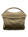 Giorgio Armani Taupe Gold Silk Top Handle Flap Satin Mirror Incl Bag Taupe Gold / Small