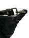 Prada Black Nylon Zip Close Triangle Logo Leather Strap Silver hardware Bag Black / Small