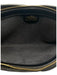 DelVaux Black Leather Zip Close Tulip contrast stitch Clutch Bag Black / Small