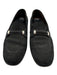 Tod's Shoe Size 40 Black Leather Suede Round Toe Logo silver hardware Loafers Black / 40