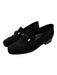 Tod's Shoe Size 40 Black Leather Suede Round Toe Logo silver hardware Loafers Black / 40