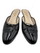 Chanel Shoe Size 41 Black Leather Patent Leather Interlocking CC Toe Cap Pumps Black / 41