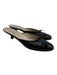 Chanel Shoe Size 41 Black Leather Patent Leather Interlocking CC Toe Cap Pumps Black / 41
