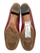 Marc Jacobs Shoe Size 40 Red Leather Round Toe Perforated contrast stitch Flats Red / 40