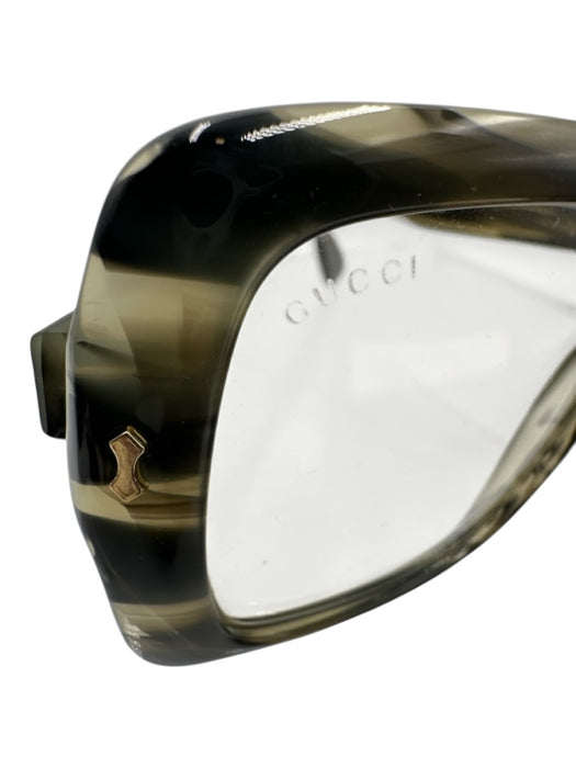 Gucci Gray & Multi-Color Tortoise Men's Sunglasses Gray & Multi-Color