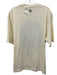 Marine Serre Size L Off White Cotton Surfboards T shirt Crew Men's Short Sleeve Off White / L