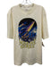 Marine Serre Size L Off White Cotton Surfboards T shirt Crew Men's Short Sleeve Off White / L