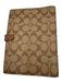 Coach Tan Leather logo Fold Men's Accessories Tan
