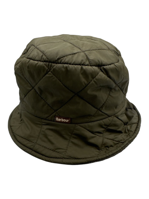 Barbour Green Synthetic Quilted Bucket Men's Hat Green