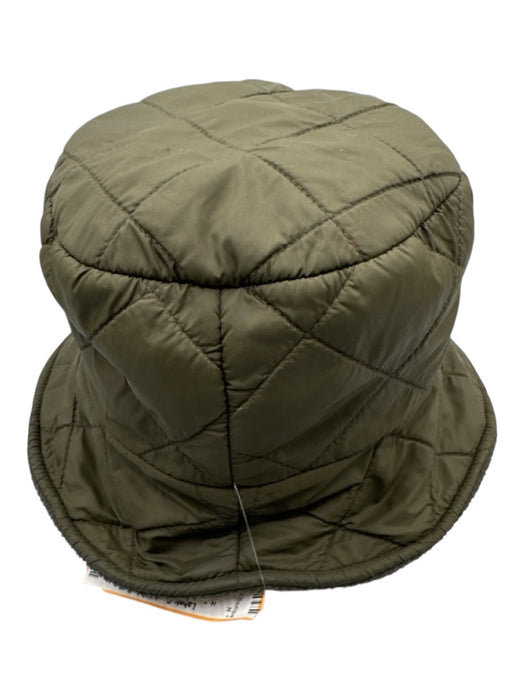 Barbour Green Synthetic Quilted Bucket Men's Hat Green