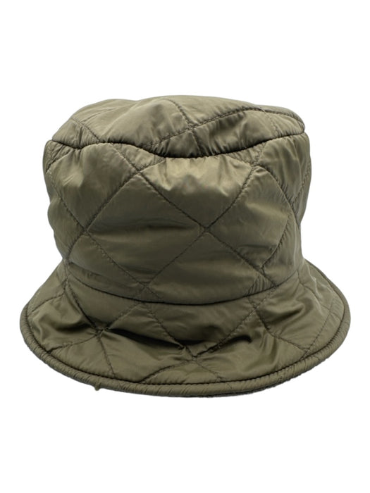 Barbour Green Synthetic Quilted Bucket Men's Hat Green