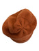 Bergdorf Goodman Orange Cashmere Solid Beanie Knit Men's Hat Orange
