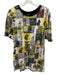 Eleven Paris Size XL White & Multi Cotton All Over Print Men's Short Sleeve White & Multi / XL