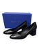 Stuart Weitzman Shoe Size 8 Black Nappa Leather Block Heel Pump Slip On Shoes Black / 8