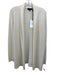 Theory Size M Ivory White Cashmere Solid Knit Open Front Cardigan Ivory White / M