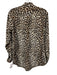 Equipment Femme Size S Beige, Black & Brown Silk Long Sleeve Leopard Top Beige, Black & Brown / S