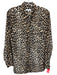 Equipment Femme Size S Beige, Black & Brown Silk Long Sleeve Leopard Top Beige, Black & Brown / S