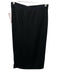 T Alexander Wang Size S Black Rayon Blend Elastic Waist Solid Knee Length Skirt Black / S