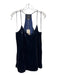 Johnny Was Size M Blue Rayon & Silk V Neck Sleeveless Velvet Top Blue / M