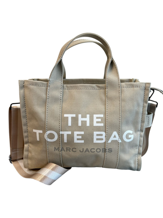 Marc Jacobs Beige Canvas Crossbody Logo Zip Close Detachable Bag Beige / M